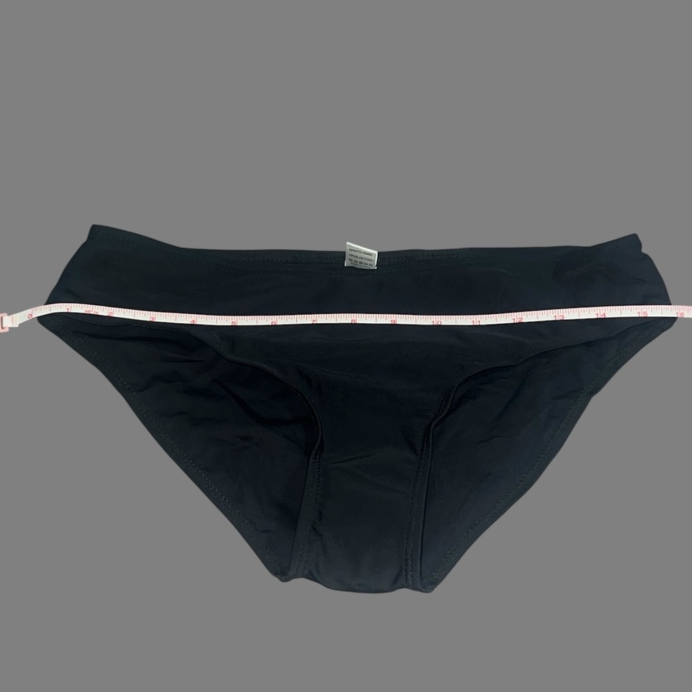 New Unbranded Black Swimsuit Bottoms High Waist Hi Cut Bikini Bottoms Med NWOT - Picture 9 of 11